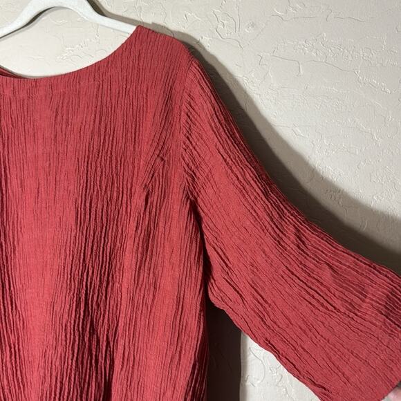 Soft Surroundings Oceo Gauze Tunic Blouse size 3x - Picture 3 of 6